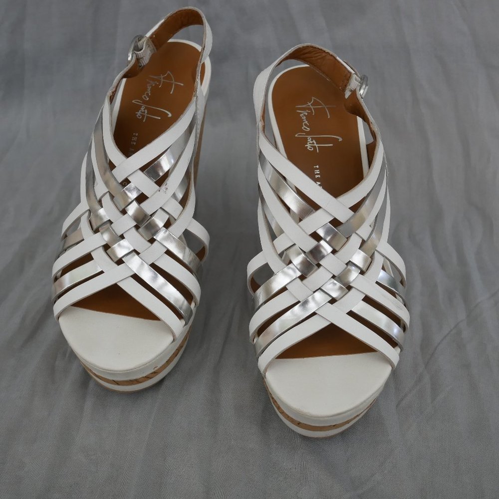 Franco Sarto  Artist's Collection  Cork Wedges